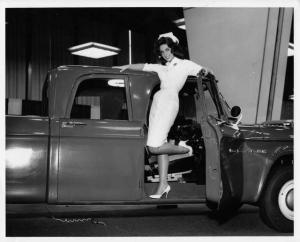 1961 Dodge Truck Cuties at the Chicago Auto Show Press Photo 0258 - Set of 3