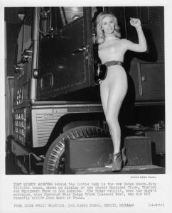 1964 Dodge H-D Tilt-Cab Truck LA Truck Show w/ Miss Dodge Truck Press Photo 0259
