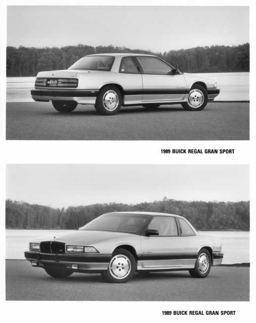 1989 Buick Regal Gran Sport Press Photo 0179