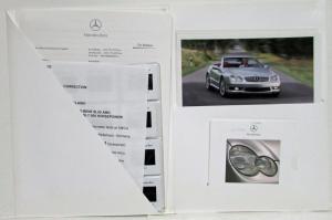 2002 Mercedes-Benz New York Intl Auto Show Press Kit SL55 AMG GST SL ML500 G500