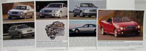 2002 Mercedes-Benz New York Intl Auto Show Press Kit SL55 AMG GST SL ML500 G500