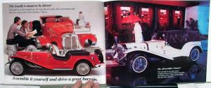 1984 1985 Gazelle Speedster C & TD by Classic Motor Carriages Sales Brochure