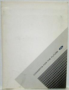 1994 Ford Concepts for Future Press Kit - Profile Contempra Splash Powerstroke