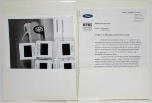 1994 Ford Concepts for Future Press Kit - Profile Contempra Splash Powerstroke