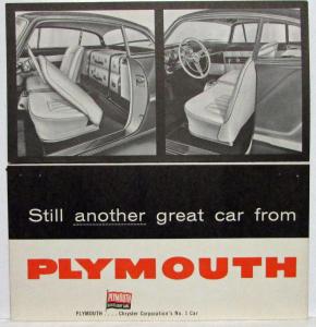 1954 Plymouth Explorer Idea Car Concept Sales Folder
