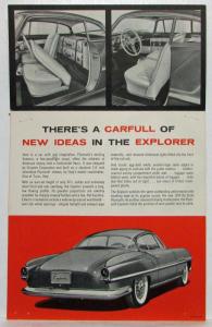 1954 Plymouth Explorer Idea Car Concept Sales Folder