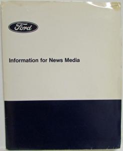 1975 Ford Press Kit - F-150 Club Wagon SuperCab