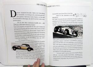 1989 Audi V8 Foreign Dealer German Text Prestige Sales Portfolio Brochure Set