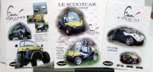 2004 SECMA Fun Quad Dealer Sales Brochure Set French Text 340 500 50 ATV
