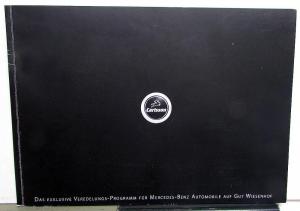 2008 Carlsson Mercedes-Benz Special Editions German & English Text Brochure