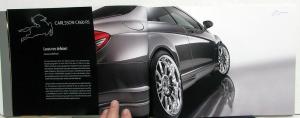 2008 Carlsson Mercedes-Benz Special Editions German & English Text Brochure