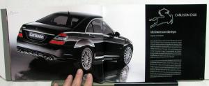 2008 Carlsson Mercedes-Benz Special Editions German & English Text Brochure