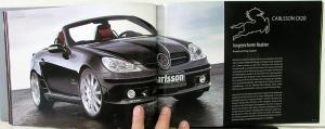 2008 Carlsson Mercedes-Benz Special Editions German & English Text Brochure