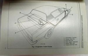 1975 Triumph TR7 Owners Manual Handbook with Wiring Diagram & Consumer Info