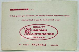 1969 Vauxhall Victor Owners Manual Handbook & Maintenance Instructions Canadian