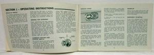 1969 Vauxhall Viva Owners Manual Handbook & Maintenance Instructions Canadian