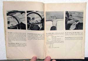 1966 Volkswagen Beetle 1300 Owners Manual Handbook VW Care & Op Sedan Convert