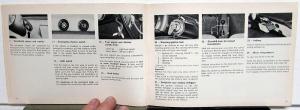 1970 Volkswagen 1600 Owners Instruction Manual - Type 3 Squareback & Fastback