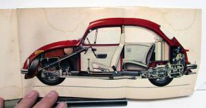 1970 Volkswagen Beetle Owners Manual Handbook Sedan and Convertible