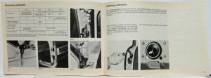 1973 Volkswagen Type 1 2 3 and 4 Owners Operating Manual - German Text