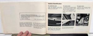 1973 Volkswagen Owners Operation & Maint Manual - Type 3 Squareback & Fastback