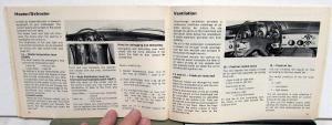 1973 Volkswagen Owners Operation & Maint Manual - Type 3 Squareback & Fastback