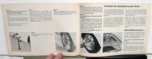 1973 Volkswagen Owners Operation & Maint Manual - Type 3 Squareback & Fastback