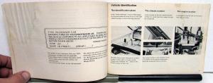 1974 Volkswagen Dasher Owners Operation & Maintenance Manual - 2-Dr 4-Dr Wagon