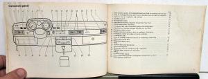 1974 Volkswagen Dasher Owners Operation & Maintenance Manual - 2-Dr 4-Dr Wagon