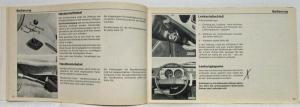 1975 Volkswagen Golf Owners Operating Manual - German Text