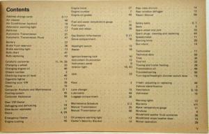 1975 Volkswagen Scirocco Owners Operation and Maintenance Manual