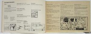 1975 Volkswagen Dasher Owners Operation & Maintenance Manual - 2-Dr 4-Dr Wagon