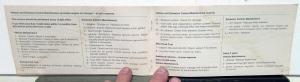 1976 Volkswagen Warranty & Maintenance Manual - Rabbit Scirocco Dasher