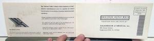 1976 Volkswagen Warranty & Maintenance Manual - Rabbit Scirocco Dasher