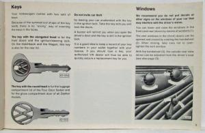 1976 Volkswagen Dasher Owners Manual - Hatchback 4-Dr Wagon