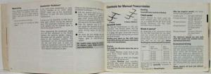 1979 Volkswagen VW Rabbit Owners Manual - Canadian