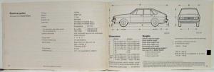 1979 Volkswagen VW Dasher Owners Manual