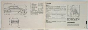 1980 Volkswagen VW Jetta Owners Manual - Canadian