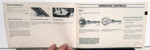 1980 Volkswagen VW Dasher Owners Manual