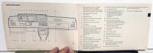 1980 Volkswagen VW Dasher Owners Manual