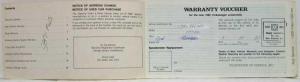 1980 Volkswagen VW Warranty & Maintenance Manual - Rabbit & Diesel