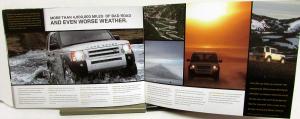 2000 Land Rover Dealer Sales Brochure LR3 Terrain Response System Features