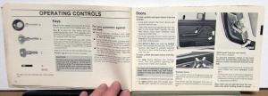 1981 Volkswagen VW Jetta Owners Manual Care & Operation