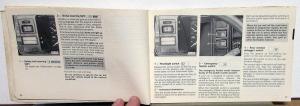 1981 Volkswagen VW Jetta Owners Manual Care & Operation