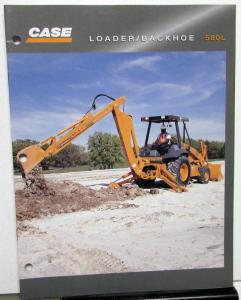 1997 Case 580L Loader/Backhoe Dealer Sales Brochure Features Data Specs