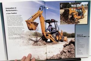 1997 Case 580L Loader/Backhoe Dealer Sales Brochure Features Data Specs