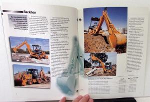 1997 Case 580L Loader/Backhoe Dealer Sales Brochure Features Data Specs