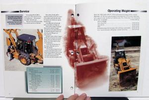 1997 Case 580L Loader/Backhoe Dealer Sales Brochure Features Data Specs