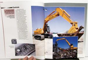 1999 Case 9050B 9060B Excavator Dealer Sales Brochure Features Data Specs