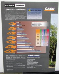 1998 Case 9045B Excavator Dealer Sales Brochure Folder Construction Equipment